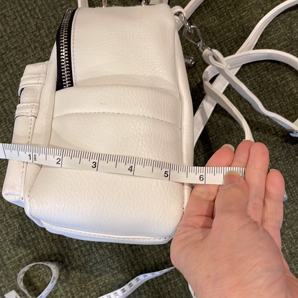 Zara Basics white small backpack - Picture 4 of 9
